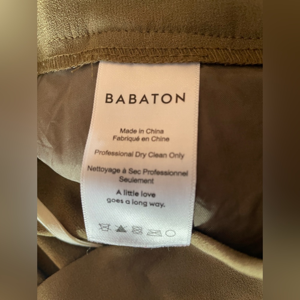 Babaton Khaki Trousers - Picture 7 of 8